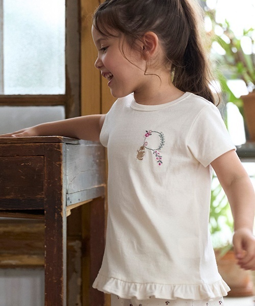 tシャツ 「プティプラ」アルファベットTシャツ キッズ 子供服 女の子 | petit main | 09