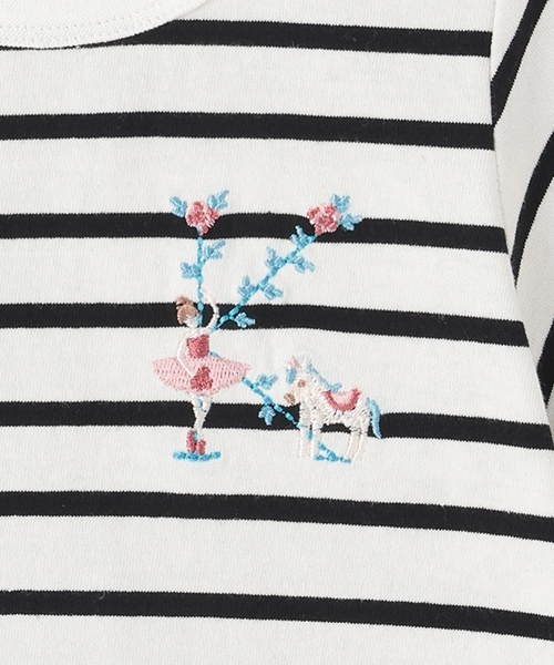 tシャツ 「プティプラ」アルファベットTシャツ キッズ 子供服 女の子 | petit main | 21