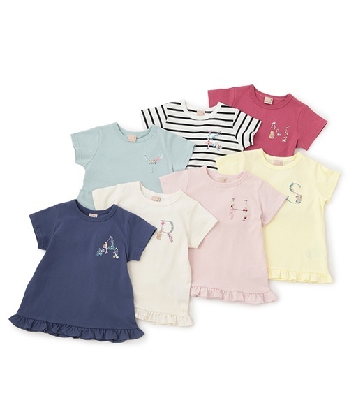 tシャツ 「プティプラ」アルファベットTシャツ キッズ 子供服 女の子 | petit main | 26