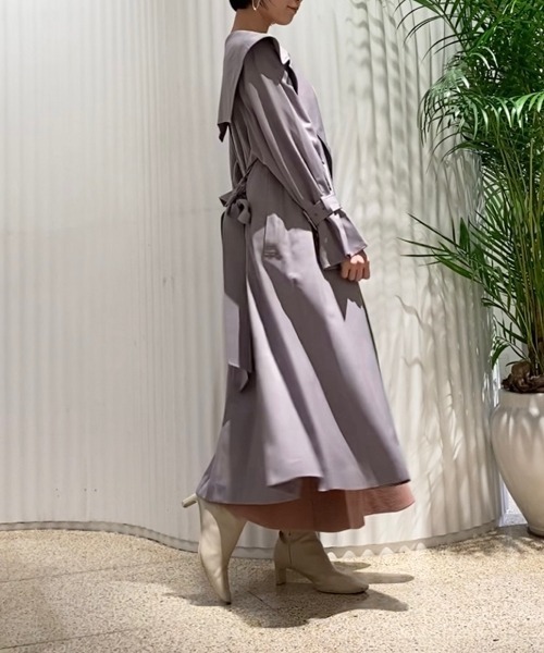 SNIDEL（スナイデル） トレンチコート FREE グレー レディース