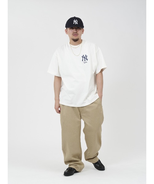 KEBOZ tシャツ × MLB NEW YORK YANKEES LOGO S/S TEE メンズ
