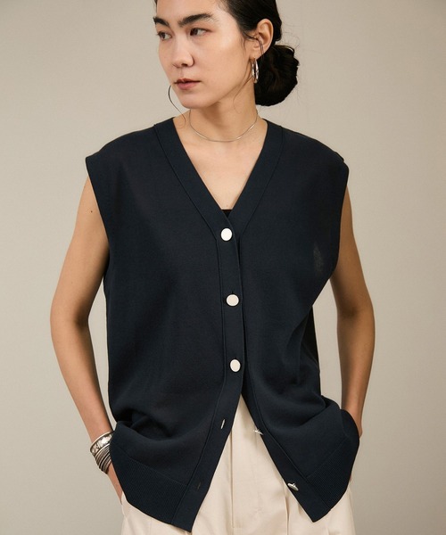 SALON adam et rope' ベスト ジレ ダブルボタン ブラウン 楽天市場】【SALE／50%OFF】【サステナブル】【セットアップ対応