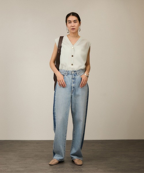 SALON adam et rope' ベスト ジレ 「WEB限定」ドライタッチ