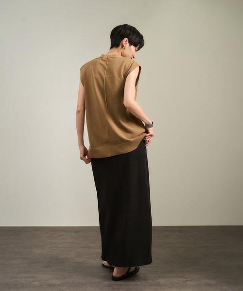 SALON adam et rope' ベスト ジレ 「WEB限定」ドライタッチ