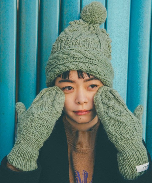 「Johnbull Private labo」 手袋 FREE ネイビー レディース_画像5