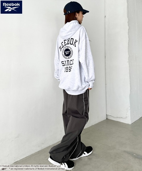 Reebok スタジオ コージー ファッション フーディー リーボック　パーカー Reebok（リーボック） パーカー スタジオ リサイクル オーバーサイズ