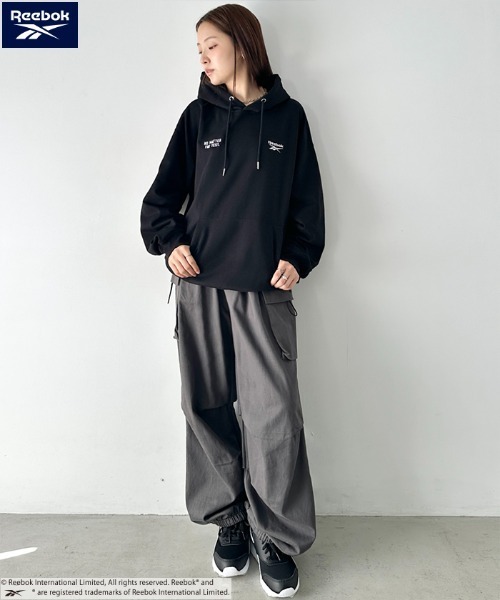 Reebok スタジオ コージー ファッション フーディー リーボック　パーカー Reebok（リーボック） パーカー スタジオ リサイクル オーバーサイズ