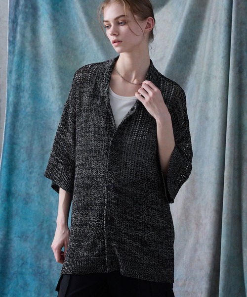 SERACE ニットカーディガン S ブルー メンズ : ZOZOTOWN Yahoo!店