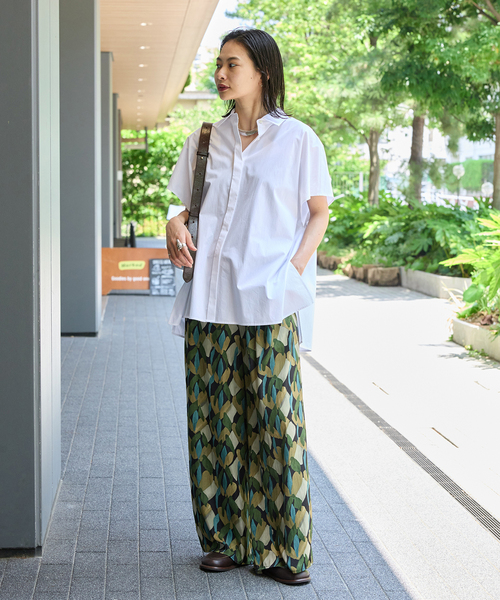 ブラッシュペイントプリントパンツ JOURNAL STANDARD パンツ ブラッシュペイントプリントパンツ
