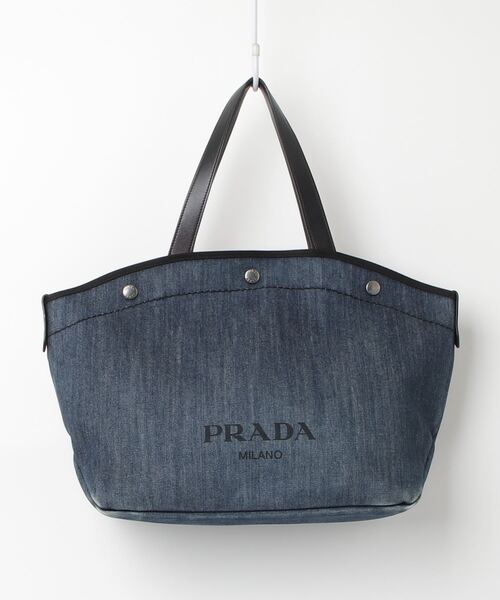 ★大人気商品★ PRADA 「PRADA」 レディース ネイビー - トートバッグ バッグ