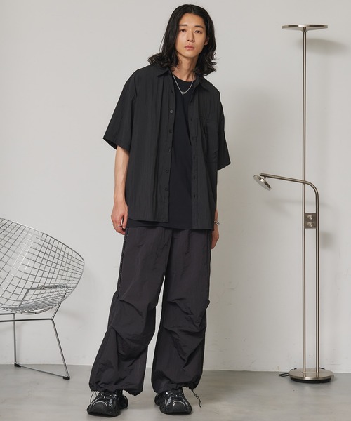 SEN TOKYO ワイドパンツ パンツ サイドホックデザインバギーパンツ