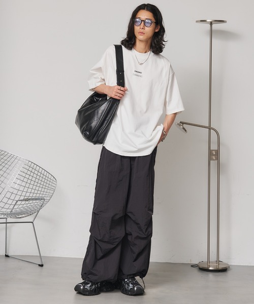 SEN TOKYO ワイドパンツ パンツ サイドホックデザインバギーパンツ