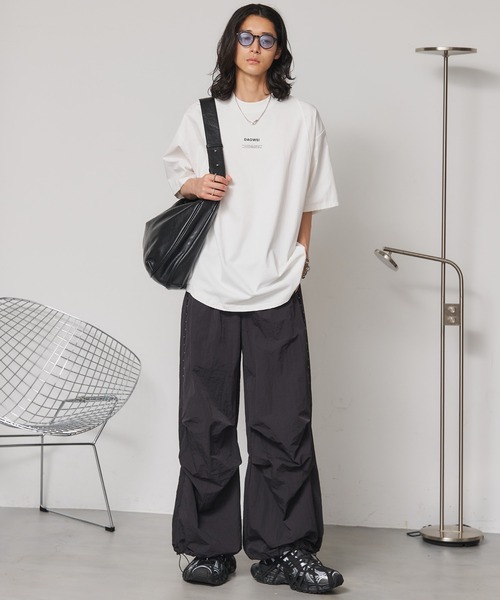 SEN TOKYO パンツ サイドホックデザインバギーパンツ メンズ