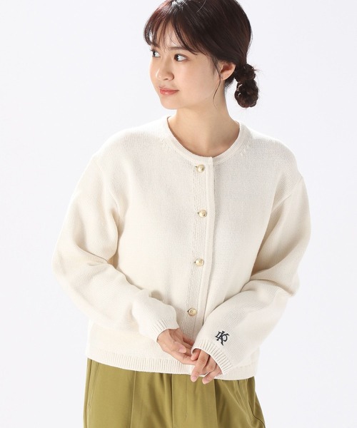 「niko and...」 ニットカーディガン LARGE ブラック レディース