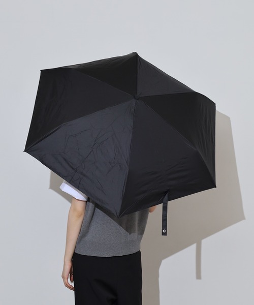 【美品】ハンター　オートマティックコンパクトアンブレラ　黒 HUNTER 折りたたみ傘 オール ウェザー オート コンパクト