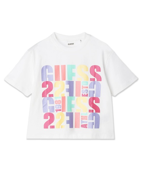 「Guess」 半袖Tシャツ SMALL ピンク レディース