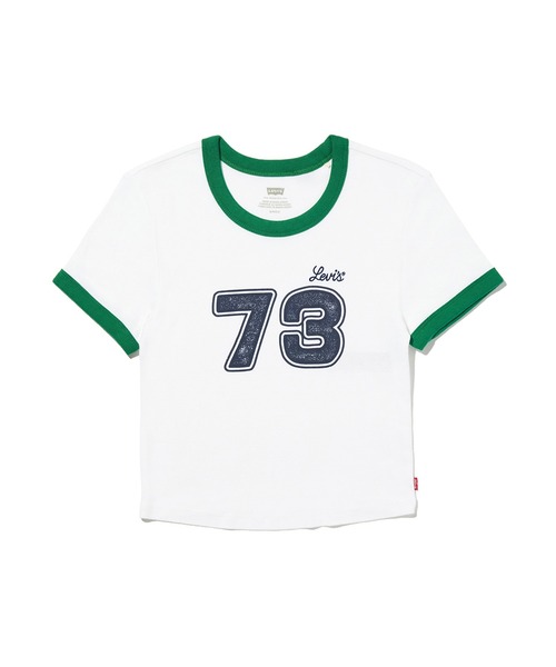 Levi's（リーバイス） tシャツ 半袖 グラフィック ミニ リンガーT