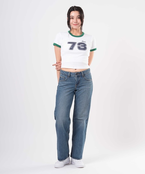 Levi's（リーバイス） tシャツ 半袖 グラフィック ミニ リンガーT
