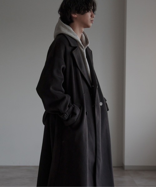 epnok チェスターコート MEDIUM チャコールグレー メンズ : ZOZOTOWN