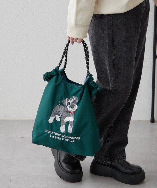 Remind me and forever ショルダーバッグ バッグ アニマル刺繍