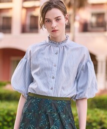 DRESSTERIOR（ドレステリア） ブラウス シャツ 「洗える/前開き