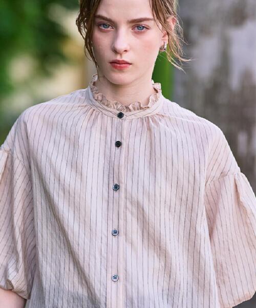 DRESSTERIOR（ドレステリア） ブラウス シャツ 「洗える/前開き