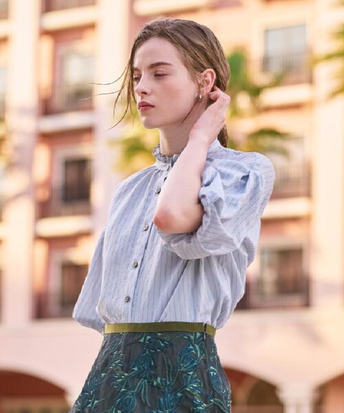 DRESSTERIOR（ドレステリア） ブラウス シャツ 「洗える/前開き