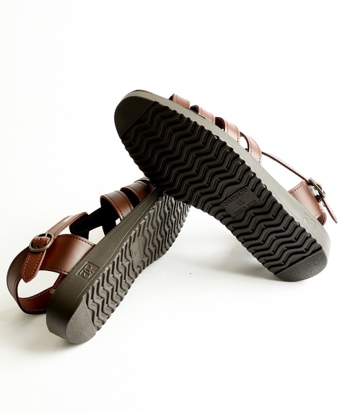 「Arnold Palmer」 サンダル S ダークブラウン メンズ_画像5