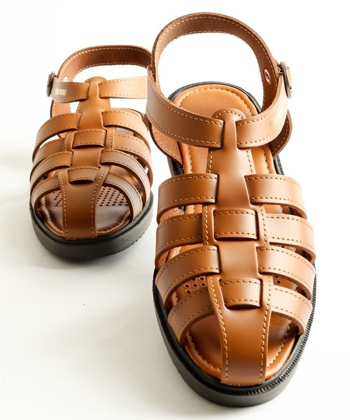 「Arnold Palmer」 サンダル S ダークブラウン メンズ_画像7