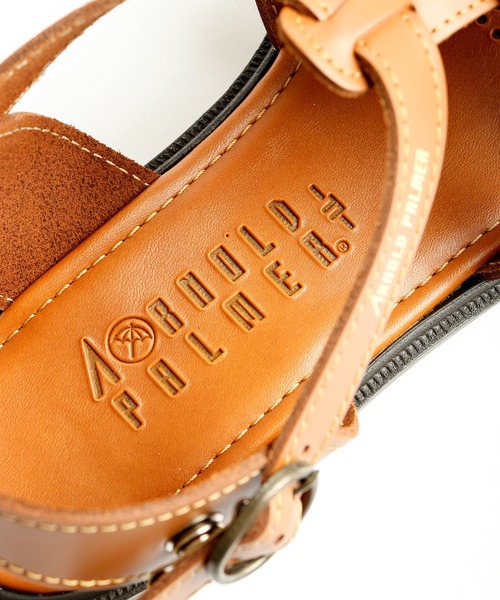 「Arnold Palmer」 サンダル S ダークブラウン メンズ_画像8