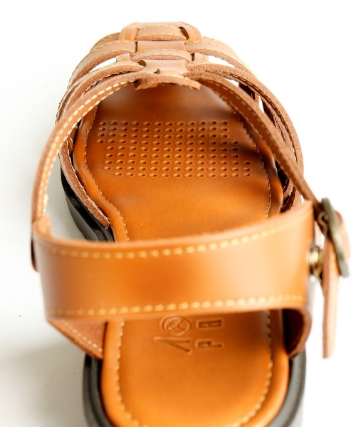 「Arnold Palmer」 サンダル S ダークブラウン メンズ_画像9