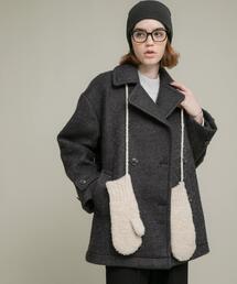 ウールライクカーリーシャギーコクーンコート URBAN RESEARCH Sonny Label コート アウター ウールライクカーリー