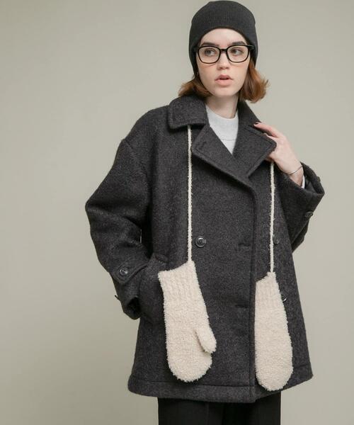 URBAN RESEARCH Sonny Label コート アウター ウールライクカーリー