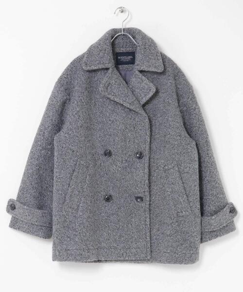 ウールミディアムコクーンコート　グレー WEB限定】SHIPS any: ノンミュールジングウール バルマカーン コクーン