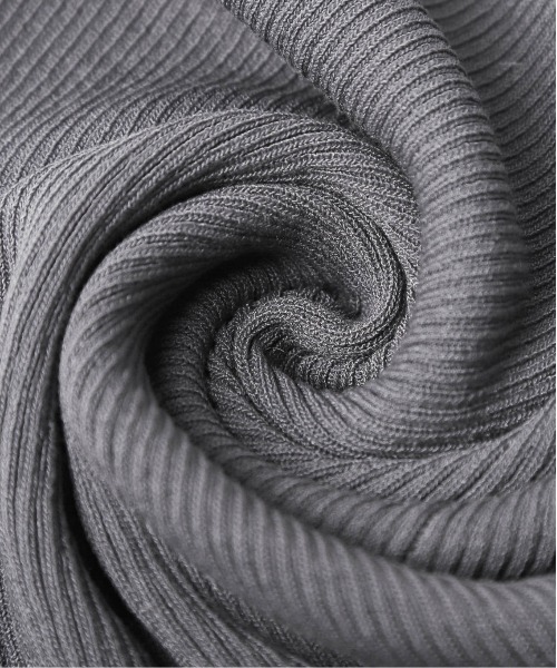 カーディガン スキッパーデザインリブニットカーディガン レディース