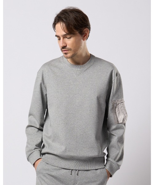 wjk トレーナー スウェット utility pocket sweatshirt メンズ
