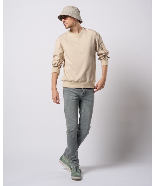 wjk トレーナー スウェット utility pocket sweatshirt メンズ