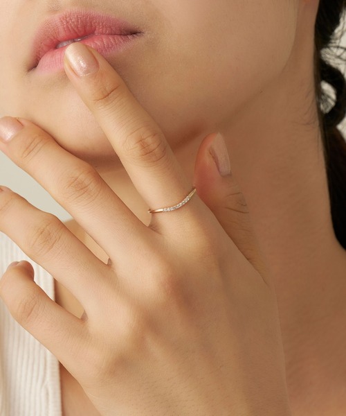 va vendome aoyama 指輪 リング K10PG ダイヤモンド リング レディース