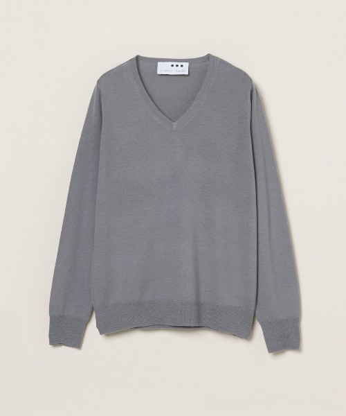 ぴの ページ three dots ニット セーター メリノスーパーファイン Vネックニット