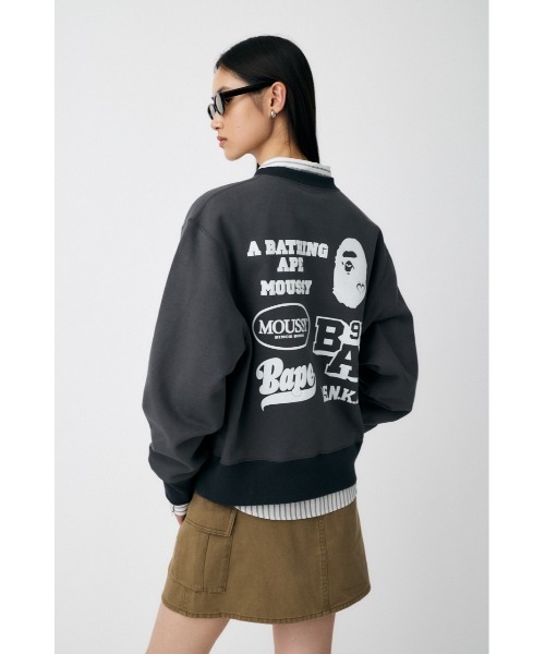 MOUSSY（マウジー） トレーナー スウェット BP/MS RELAXED FIT クルー 
