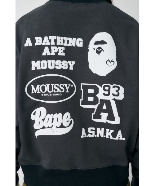 MOUSSY（マウジー） トレーナー スウェット BP/MS RELAXED FIT クルー