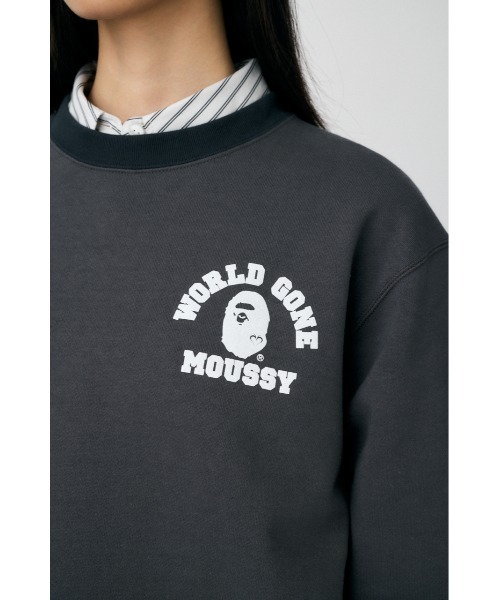 MOUSSY（マウジー） トレーナー スウェット BP/MS RELAXED FIT クルー