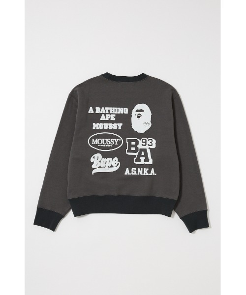 MOUSSY（マウジー） トレーナー スウェット BP/MS RELAXED FIT クルー