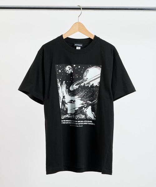MOOMIN（ムーミン） tシャツ 「 」 プレミアムTシャツ たのしい（飛行