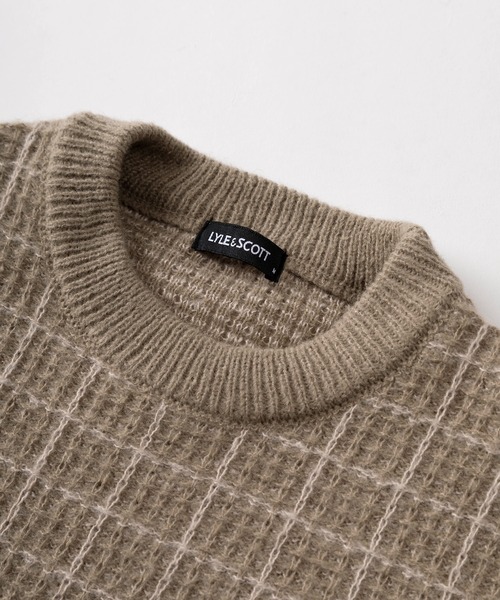 「LYLE&SCOTT」 長袖ニット M ネイビー メンズ_画像6