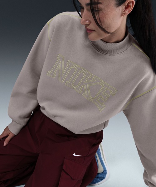 NIKE（ナイキ） NSW PHNX モック フリース L/S トップロゴ NE