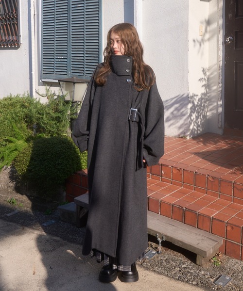 【ビタミンC様】イタリア製　90s vintage チェスターコート2way mellowneon（メロウネオン） コート チェスターコート 2wayスタンド