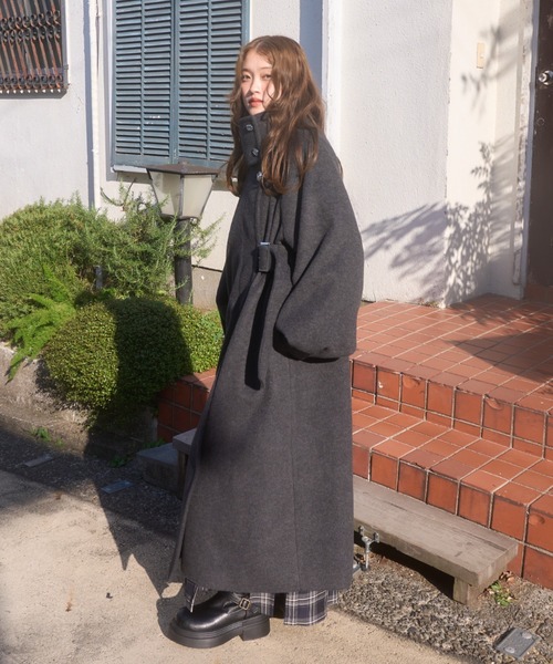 mellowneon（メロウネオン） コート チェスターコート 2wayスタンド