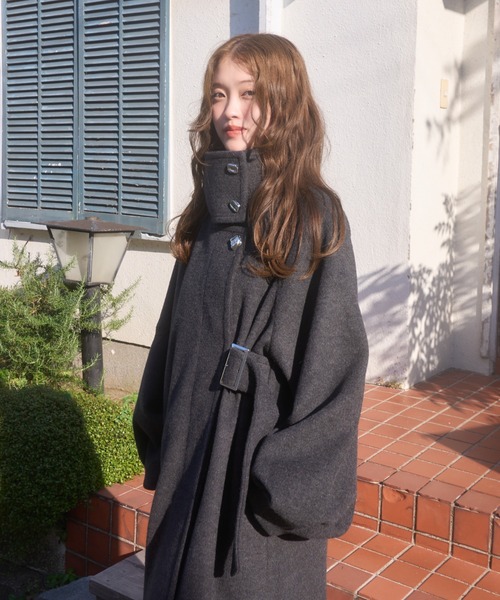 mellowneon（メロウネオン） コート チェスターコート 2wayスタンド