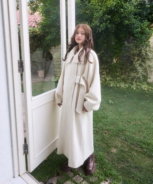 mellowneon（メロウネオン） コート チェスターコート 2wayスタンド